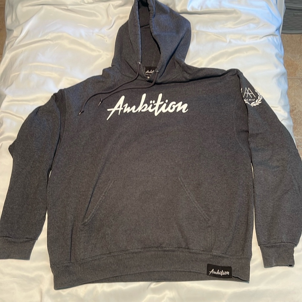 Ambition Men’s Large Grey Hoodie